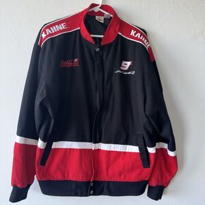 Vintage Winners Circle Jacket Kasey Kahne #9 Bud NASCAR Cup Series Patch Large